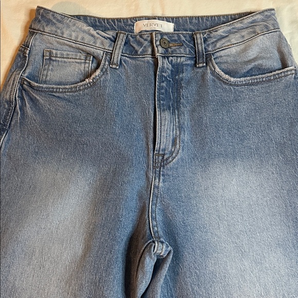 Women's Blue Straight Leg Jeans - Picture 9 of 13